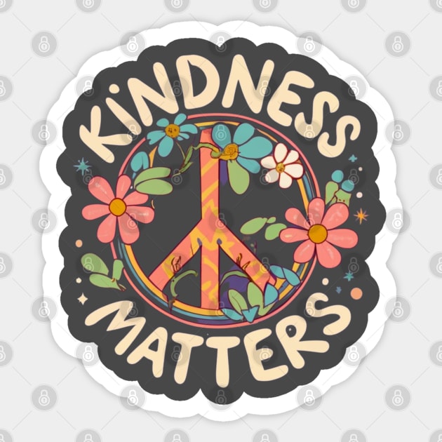 Kindness Matters Sticker by ThePawPrintShoppe